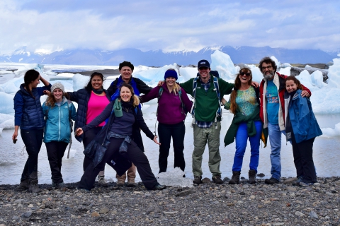 Professors and students in Iceland
